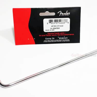 Genuine Fender Vintage USA Jaguar/Jazzmaster Tremolo Arm Trem Whammy Bar CHROME image 5