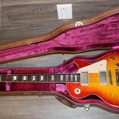 2007 Gibson Custom Shop Les Paul 1958 Reissue Aged Chambered body with OHSC / Video Tour image 24