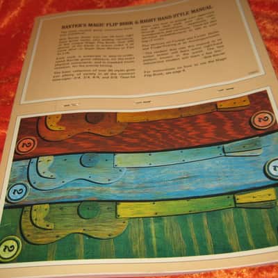 Amsco Music  Baxter's Magic Flip Book & Right Hand Style Manual Vintage 1971 50 Pages image 6