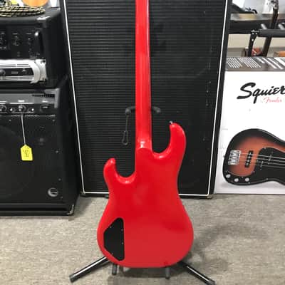 RARE 1987 Gibson Bass IV Ferrari Red w/ Original Case image 9
