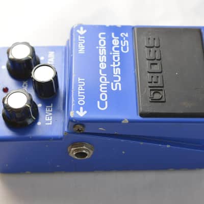 Boss CS-2 Compression Sustainer (Black Label) 1981 - 1989 - Blue Vintage Compressor Made in Japan image 6