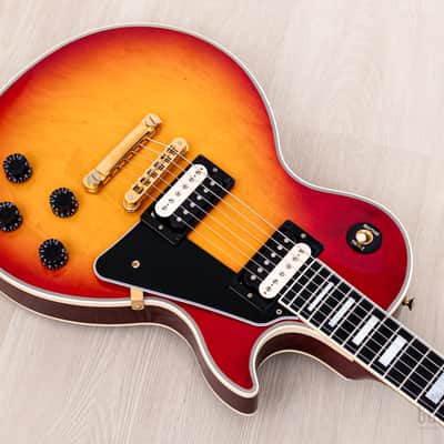 1990 Gibson Les Paul Custom Heritage Cherry Sunburst, Near-Mint w/ Zebra '57 Classic PAFs, Case image 8