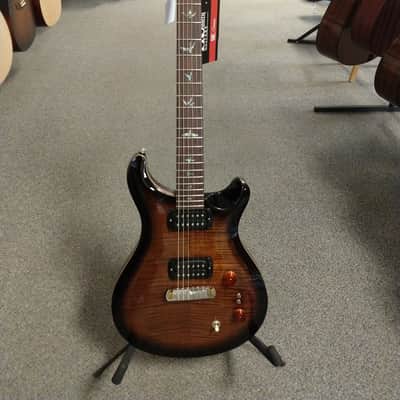 New 2022 PRS Paul Reed Smith SE Paul's Guitar Black Gold Sunburst with PRS SE Gigbag image 2