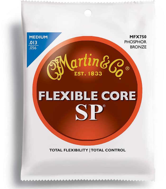 Martin Flexible Core 13s MA550FX Phosphor Bronze Acoustic Guitar Strings image 1