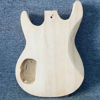 Unfinished Basswood HH Guitar Body for Custom Project image 6