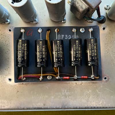 Vintage 1965 Fender USA Deluxe Reverb '60s Blackface Combo Tube Electric Guitar Amp 1960s image 12
