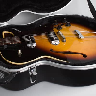 Gibson ES-125TDC Thinline Hollow Body Electric Guitar (1968), ser. #400359, molded plastic hard shell case. image 14