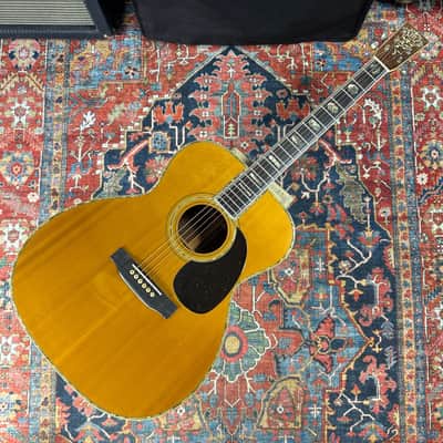 MIJ Morales BM-100 All Solid Wood 1979 "Big Mac" 0000 Size Thin Scalloped BracesAcoustic image 3