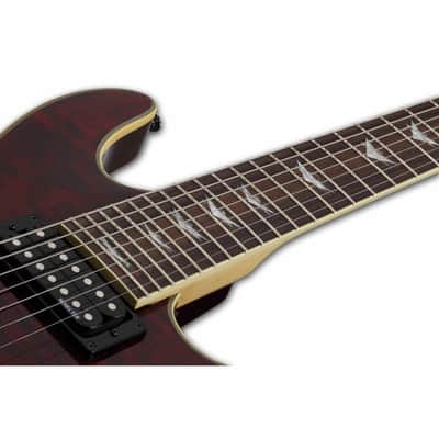 Schecter Omen Extreme-7 - Rosewood Fingerboard, Black Cherry image 3