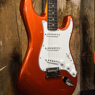 Fender Custom Shop Custom Deluxe Strat NOS - Fire Mist Orange image 9