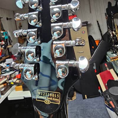 Schecter 12 string Electric guitar Stargazer 2018 - Black image 8
