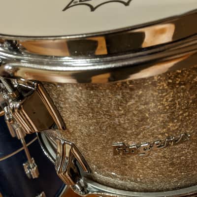 Rogers Cocktail Drum 24x15 1965 Blue Sparkle image 4