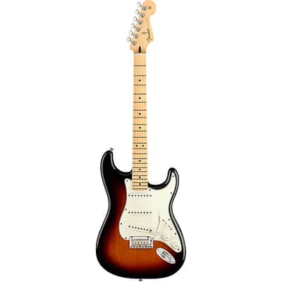 Fender Player Series Stratocaster Maple Neck Electric Guitar 3-Color Sunburst image 2