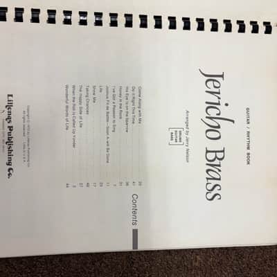 Vintage Jericho Brass Music Book For Drums, Guitar, & Bass image 3
