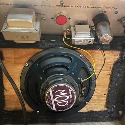 Airline Montgomery Ward 62-9012a 1960’s tube guitar amp! image 4