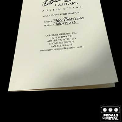 Collings 360 Baritone Doghair - 7lbs 3oz - x16904 image 17