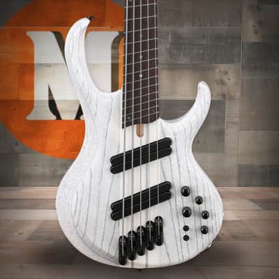 Ibanez BTB Bass Workshop 5 String Electric Bass w/Case Multi scale - Transparent White Flat (BTB865MSTWF) image 1