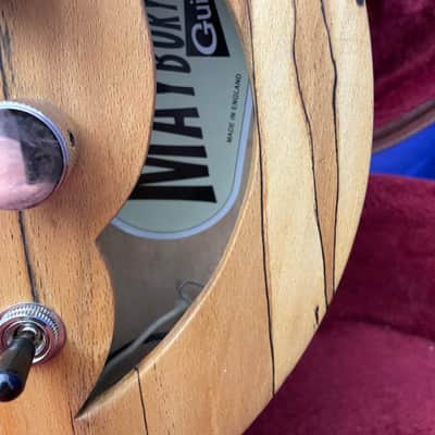 Maybury Guitars Custom Double Cut 2021 - Natural Spalted Birch image 3