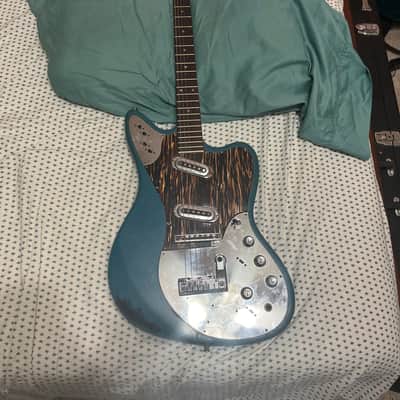 Framus Strato deluxe 1964ish - Blue image 1