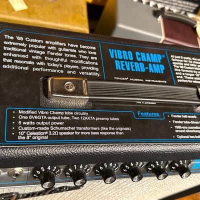 New Fender '68 Custom Vibro Champ Reverb image 8