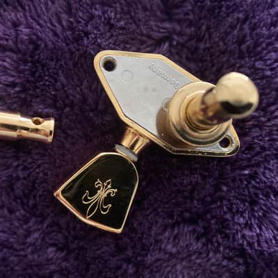 NOS-Schaller Gibson Citation Engraved Keystone Gold Plated 1981 - 2001 image 9