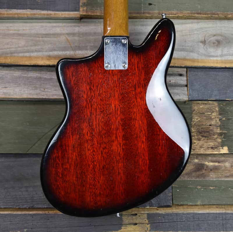 Guyatone EB-4 Short Scale Bass 1960's Red Burst | Reverb