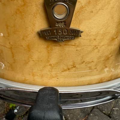 Ludwig LS403CAN150 Canada 150th Anniversary Edition 1867-2017 6.5x14 Birdseye Maple 10 PLY Classic Maple - Gloss Lacquer Snare Drum MINT image 3
