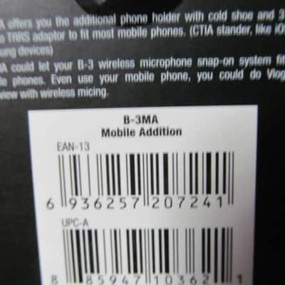 NuX B-3MA Mobile Phone Adapter & Mount Holder for B-3 Wireless System (Brand New image 3