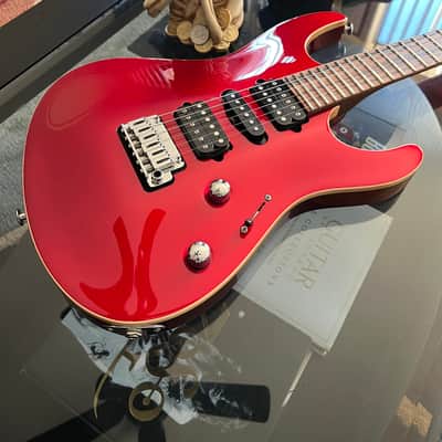 Suhr Custom Modern Carved Top Candy Apple Red image 13
