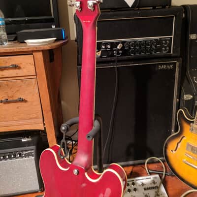 Samick Artist Series - SAN-450 - 335 copy - Lefty conversion 90s red image 7