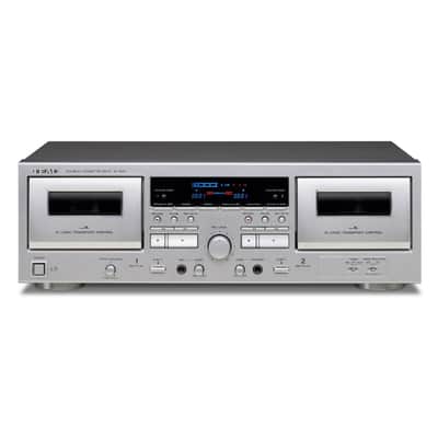 Teac: W-1200 Double Cassette Deck Player (W1200S) - Silver image 1