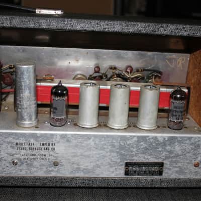 Silvertone - Sears Twin Twelve with Model 1484 Amp & Cabinet image 12