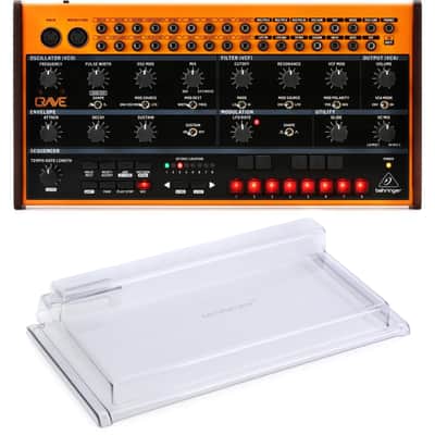 Behringer Crave Analog Synthesizer/Sequencer with Decksaver