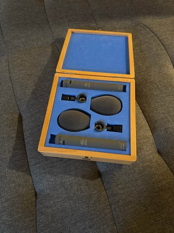 Schoeps MK5 Matched Pair Stereo Set w/ Original Colette Case, Clips & Windscreens image 1