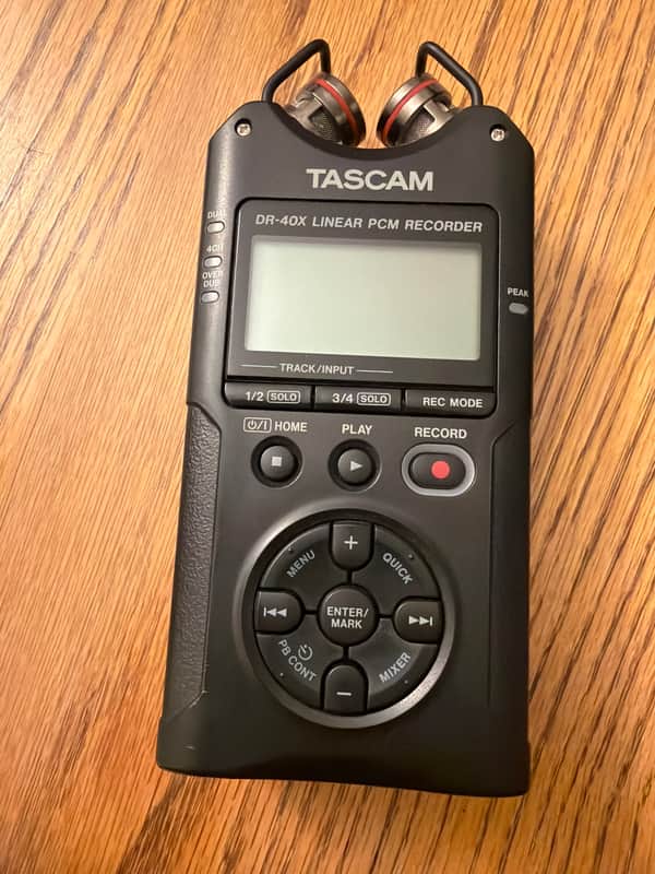 TASCAM DR-40X 4-Channel Portable Digital Recorder image 1