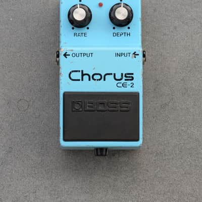 Boss CE-2 Chorus (Black or Green Label) 1988 - 1992 - Blue image 1