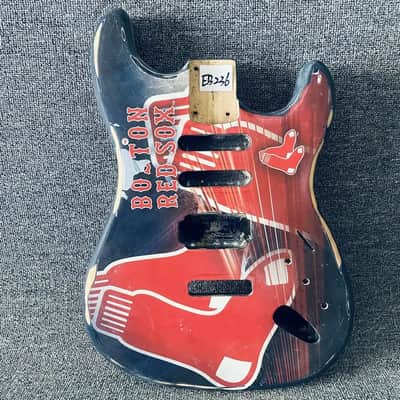 SSH Basswood Bostom Red Sox Custom Guitar Body image 1