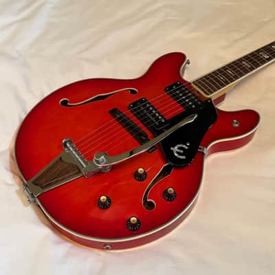 Vintage Epiphone EA-250 - Cherry - Made in Japan (MIJ) - Free Pro Setup image 1
