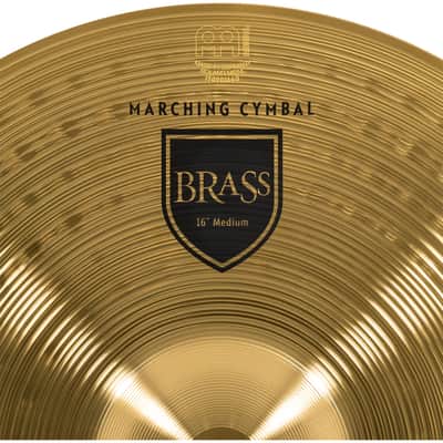 Meinl Brass Marching Cymbals 16", MA-BR-16M - Marching Cymbal image 6