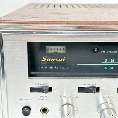 Sansui 1000A Vintage Vacuum Tubes AM/FM Receiver image 3