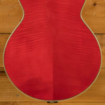 Ibanez GB10SEFM George Benson Hollow Body - Ebony - Sapphire Red image 4