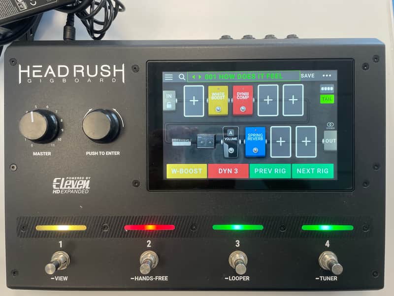 Headrush Gigboard Multi-Effect Unit/Amp Modeler 2018 - Black image 1
