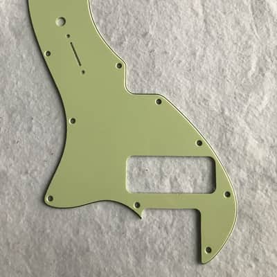 For Fender US Telecaster Thinline/Tele 69 P90 Guitar Pickguard,3 Ply Vintage Green image 1