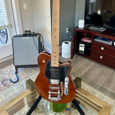 Reverend Guitars Double Agent OG - Violin Brown - Maple w/Bigsby image 1
