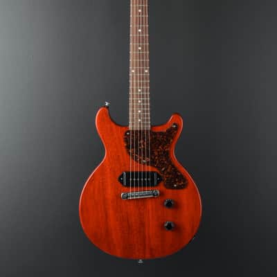 Gibson USA Les Paul Junior Double Cutaway - Vintage Cherry w/Tortoise Pickguard image 3