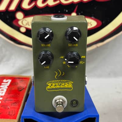JHS Pedals Muffuletta Fuzz Pedal with Box - Army Green image 2