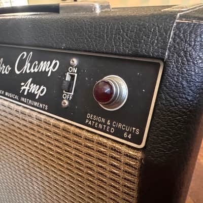 Fender Vibro Champ 6-Watt 1x8" Guitar Combo 1964 - 1967 - Black Panel image 8