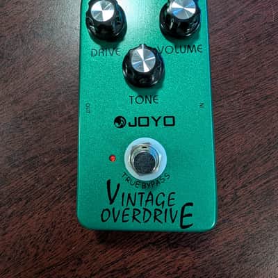 Modded Joyo JF-01 Vintage Overdrive 2010s - Green image 1