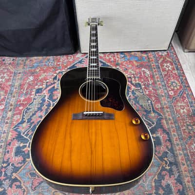 Gibson J-160E Vintage Sunburst Weather Checked and Worn USA - 1993 image 12