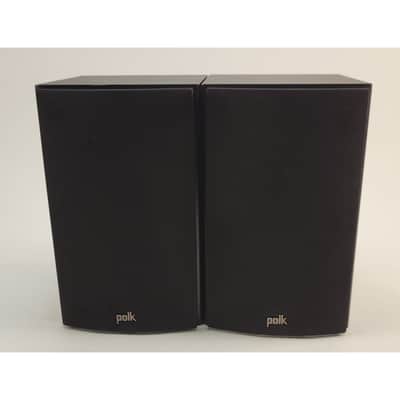 Polkaudio t15 Bookshelf Speakers Pair -Black- Tested image 2